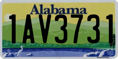 AL license plate 1AV3731