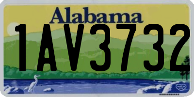 AL license plate 1AV3732