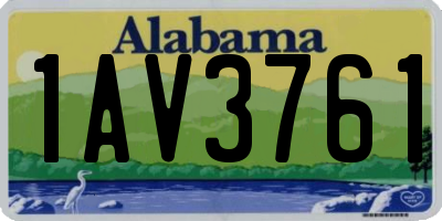 AL license plate 1AV3761