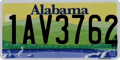 AL license plate 1AV3762