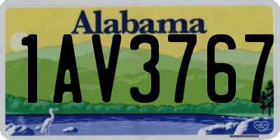 AL license plate 1AV3767