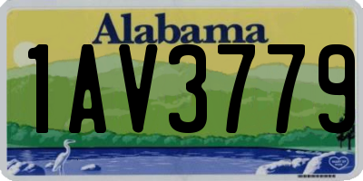 AL license plate 1AV3779