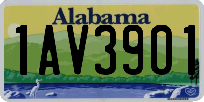 AL license plate 1AV3901