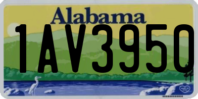 AL license plate 1AV3950