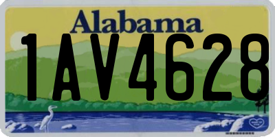 AL license plate 1AV4628