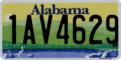 AL license plate 1AV4629