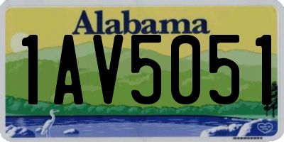 AL license plate 1AV5051