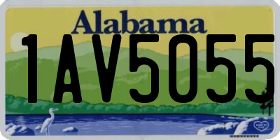 AL license plate 1AV5055