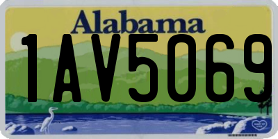AL license plate 1AV5069
