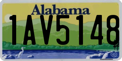 AL license plate 1AV5148