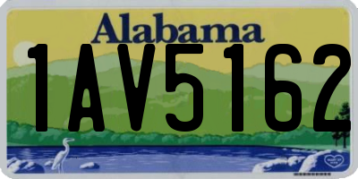 AL license plate 1AV5162
