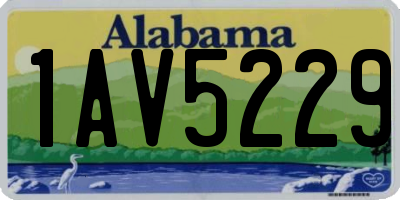 AL license plate 1AV5229