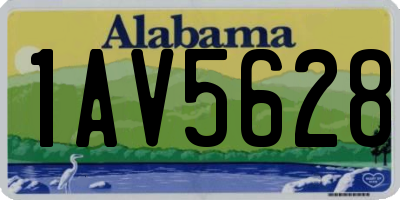 AL license plate 1AV5628