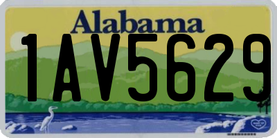 AL license plate 1AV5629