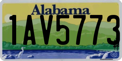 AL license plate 1AV5773