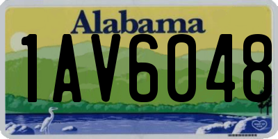 AL license plate 1AV6048