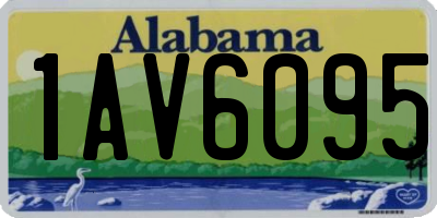 AL license plate 1AV6095