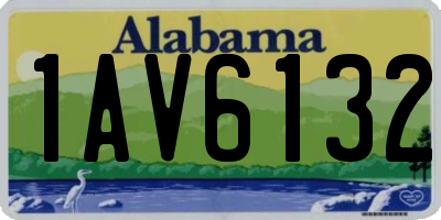 AL license plate 1AV6132