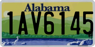 AL license plate 1AV6145