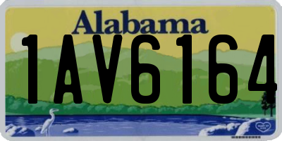 AL license plate 1AV6164