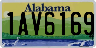 AL license plate 1AV6169