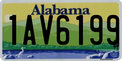 AL license plate 1AV6199