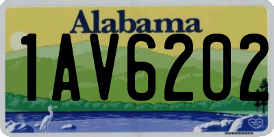 AL license plate 1AV6202