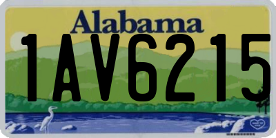 AL license plate 1AV6215
