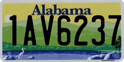 AL license plate 1AV6237