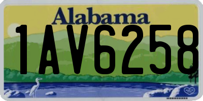 AL license plate 1AV6258