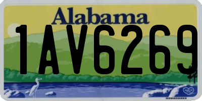 AL license plate 1AV6269