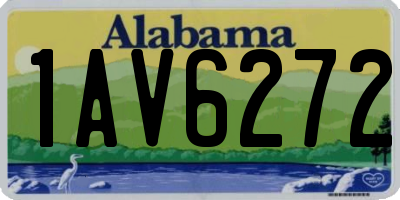 AL license plate 1AV6272
