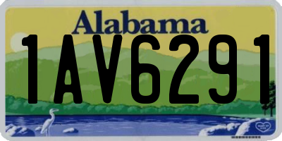 AL license plate 1AV6291