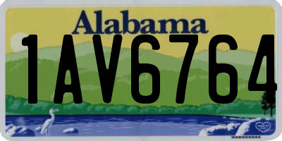 AL license plate 1AV6764