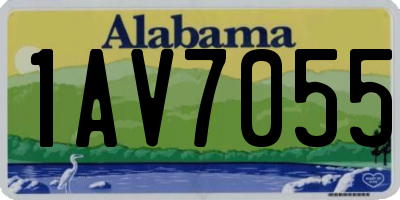 AL license plate 1AV7055
