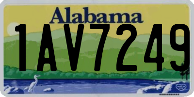 AL license plate 1AV7249