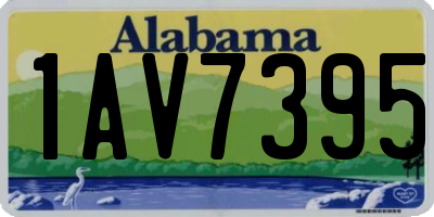 AL license plate 1AV7395