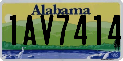 AL license plate 1AV7414