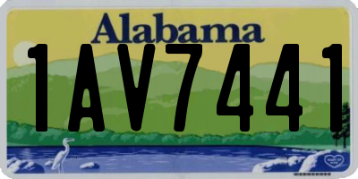 AL license plate 1AV7441