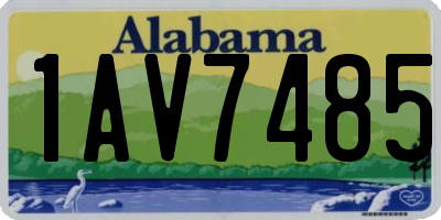 AL license plate 1AV7485