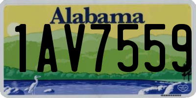 AL license plate 1AV7559