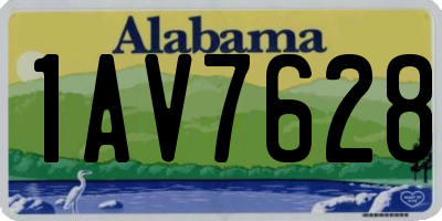 AL license plate 1AV7628