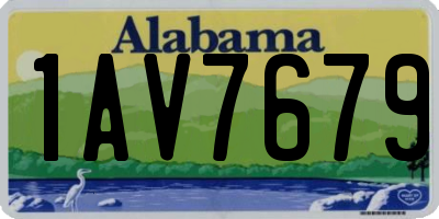 AL license plate 1AV7679