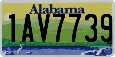 AL license plate 1AV7739