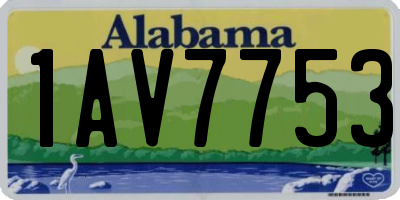 AL license plate 1AV7753