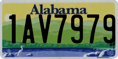 AL license plate 1AV7979