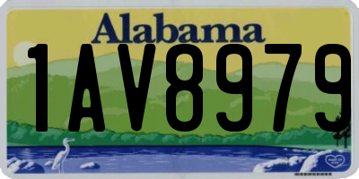 AL license plate 1AV8979