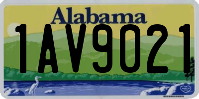 AL license plate 1AV9021