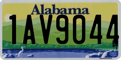 AL license plate 1AV9044