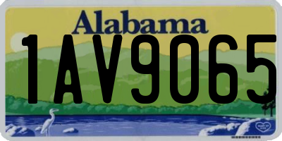 AL license plate 1AV9065